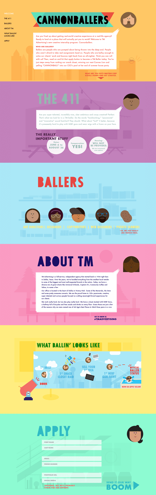CannonBallers - front-end development